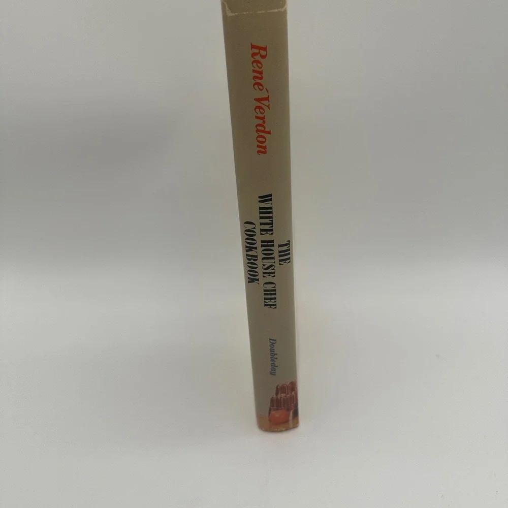 Vintage‎ 1967 The White House Cookbook René Verdon SIGNED First Edition JFK Chef